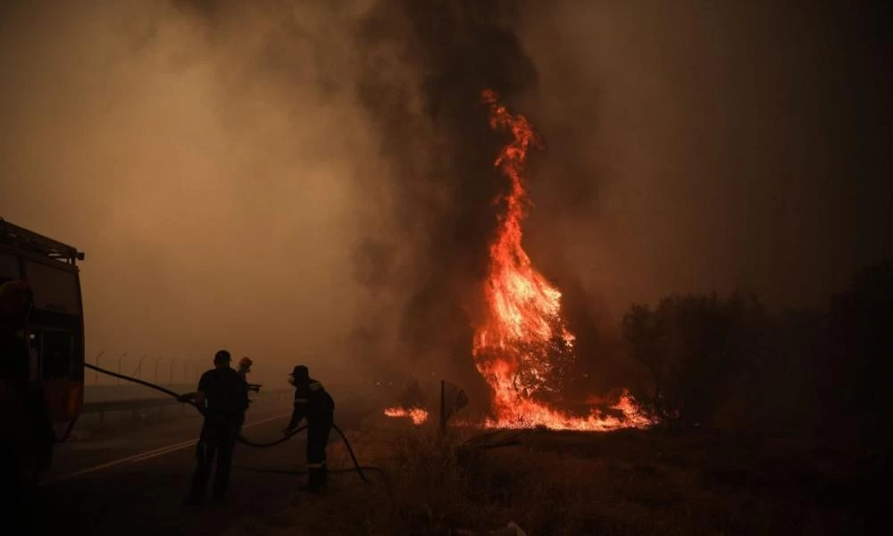Συναγερμός στην Ηλεία - Νέο πύρινο μέτωπο στην περιοχή της Ζαχάρως